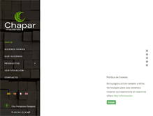 Tablet Screenshot of maderaschapar.com